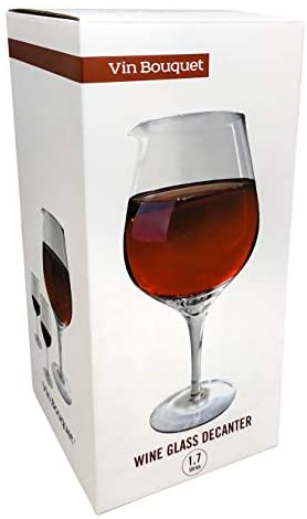 Vin Bouquet Fia 361 - Copa Decantador Vino de Cristal 1,7 litros, decantador con forma de - Imagen 5