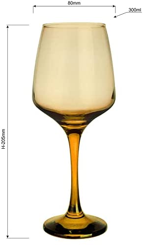 Glasmark KROSNO, 300 ml, juego de 6 copas de vino, copas de vino blanco, copas de vino - Imagen 3