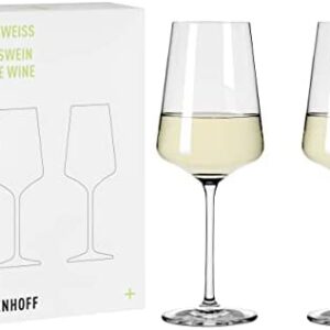 RITZENHOFF 6111006 - Copa de vino blanco (400 ml, 2 unidades), color blanco claro