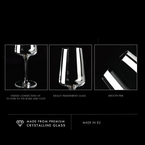 Krosno Copas de vino blanco y espumoso | Set de 6 unidades | Elegantes | Crystal Glass | - Imagen 6