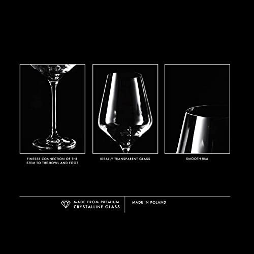 Krosno Copas de Vino Tinto | 490 ML | Avant-Garde Collection | Perfectos para Uso en Casa, - Imagen 8