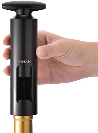 VINAK Sacacorchos manual con cortacápsulas incluido. Muy fácil de utilizar. Abrebotellas - Imagen 5