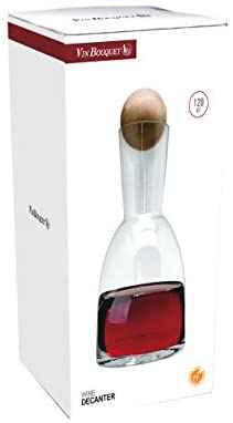VB VIN BOUQUET Decantador de Vino, Cristal, 12.5 x 24 x 12.5 cm - Imagen 3
