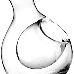 TOYANDONA Aireador de Decantador de Vino Cristal Botella de Vidrio Jarra de Vino Aireador