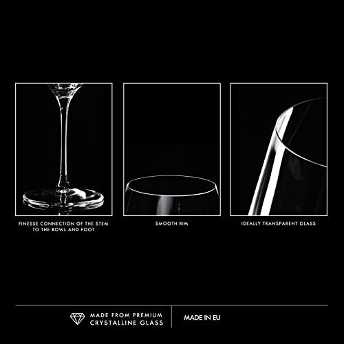 Krosno Grande Copas de Vino Tinto | Conjunto de 6 Piezas | 860 ML | Splendour Collection | - Imagen 7