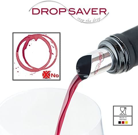DROPSAVER"Stop The Drop I Práctica ayuda para verter el vino de forma limpia y elegante I - Imagen 4