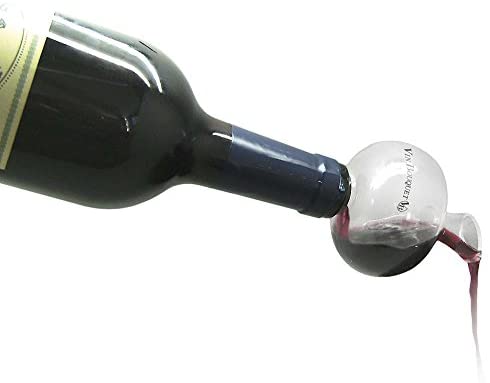 Vin Bouquet FIA 022 - Decantador de Vino Vertedor Cristal, Aireador Vino, Decantador - Imagen 2