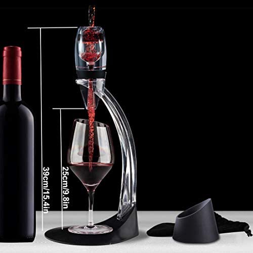US Sense decantador de Vino aireador para Navidad y Vacaciones Regalo (Wine Gift Set) - Imagen 6
