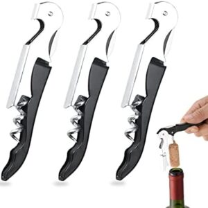 VIKSAUN 3 piezas Sacacorchos de Camarero Abrebotellas Sacacorchos Profesional Foil