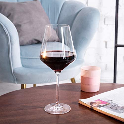 Krosno Copas de Vino Tinto | 490 ML | Avant-Garde Collection | Perfectos para Uso en Casa, - Imagen 5