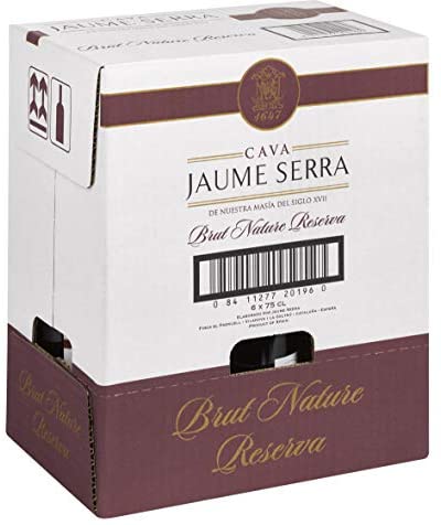 Jaume Serra Brut Nature Reserva - Cava Premium - 6 Botella x 750 ml - Imagen 5