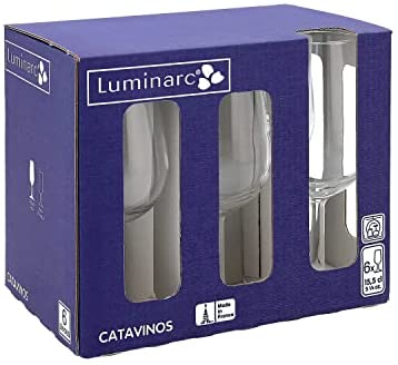 Luminarc Estuche 6 Copas 15,5 Cl Modelo Catavinos, Vidrio sodo, 6 - Imagen 6