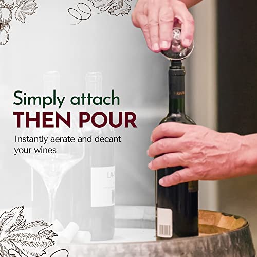 OxyTwister Aireador de Vino para un Mejor Sabor al Vino - Imagen 5