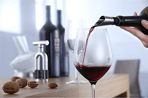 WMF Decantador de vino con aireador de 14 cm, acero inoxidable Cromargan, plástico, - Imagen 2