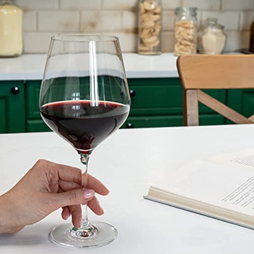 Krosno Grande Copas de Vino Tinto | Conjunto de 6 Piezas | 860 ML | Splendour Collection | - Imagen 4