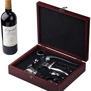 Cooko Abridor de Vino, Abrebotellas Sacacorchos, Set de Accesorios para Vino, 9 Piezas con