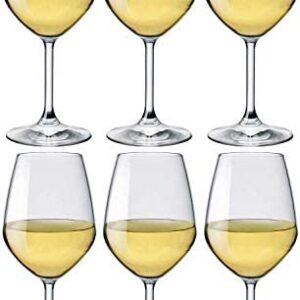 Rocco Bormioli - Juego de copas de vino (44.5 cl, 6 unidades)