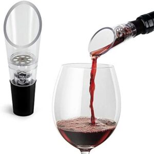 TenTen Labs Aireador de Vino Decantador de Vino (pack de 2) – Pitorro Vertedor de Vino