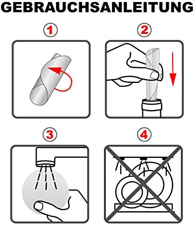 Pentaton - Vertedor de Vino, Ayuda para Verter sin Goteo, láminas Reutilizables para - Imagen 5