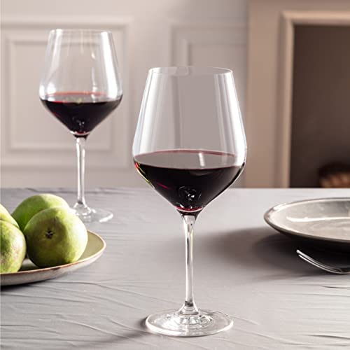 Krosno Grande Copas de Vino Tinto | Conjunto de 6 Piezas | 860 ML | Splendour Collection | - Imagen 5
