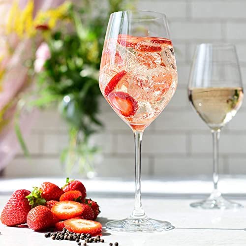 Krosno Pequeño Copas de Vino Tinto | Conjunto de 6 Piezas | 300 ML | Splendour Collection - Imagen 3