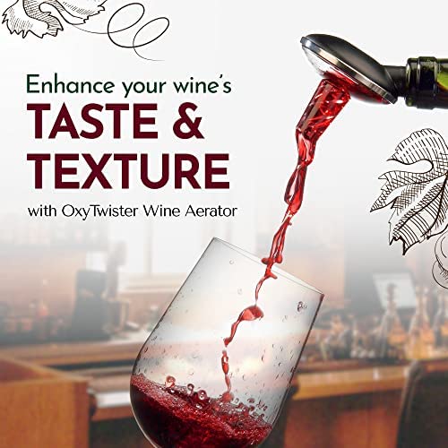 OxyTwister Aireador de Vino para un Mejor Sabor al Vino - Imagen 2